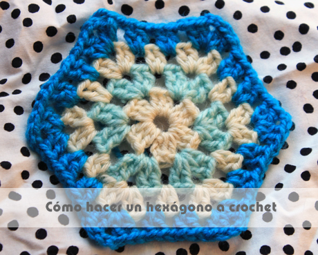 cómo hacer un hexágono a crochet